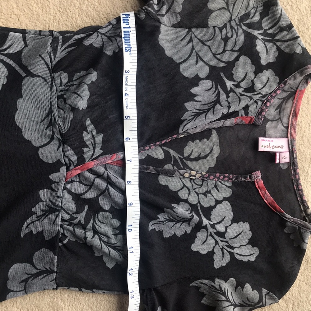Sweet Pea empire waist long sleeve top - Picture 5 of 7